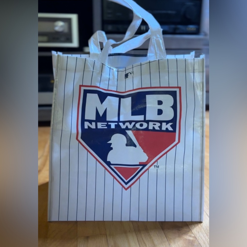 New York Yankees MLB Fan Shop Reusable‎ Tote Bag Pinstripe Baseball